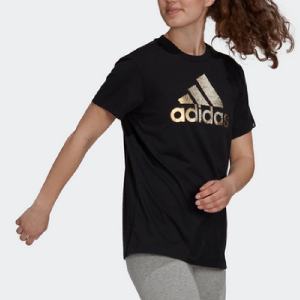 Adidas Girls Logo Graphic Tee